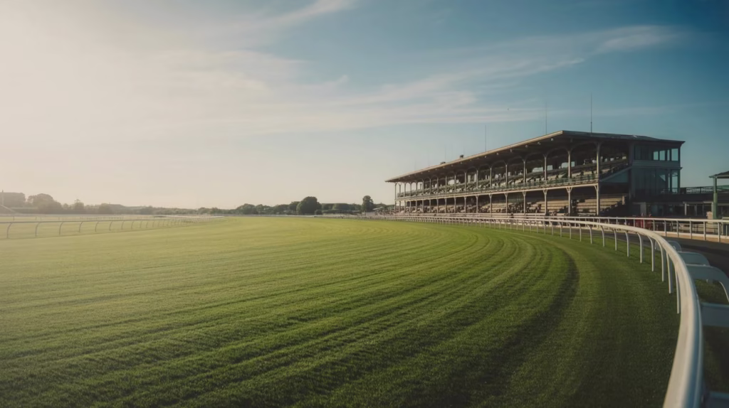秋のG1レースが行われる競馬場のイメージ画像