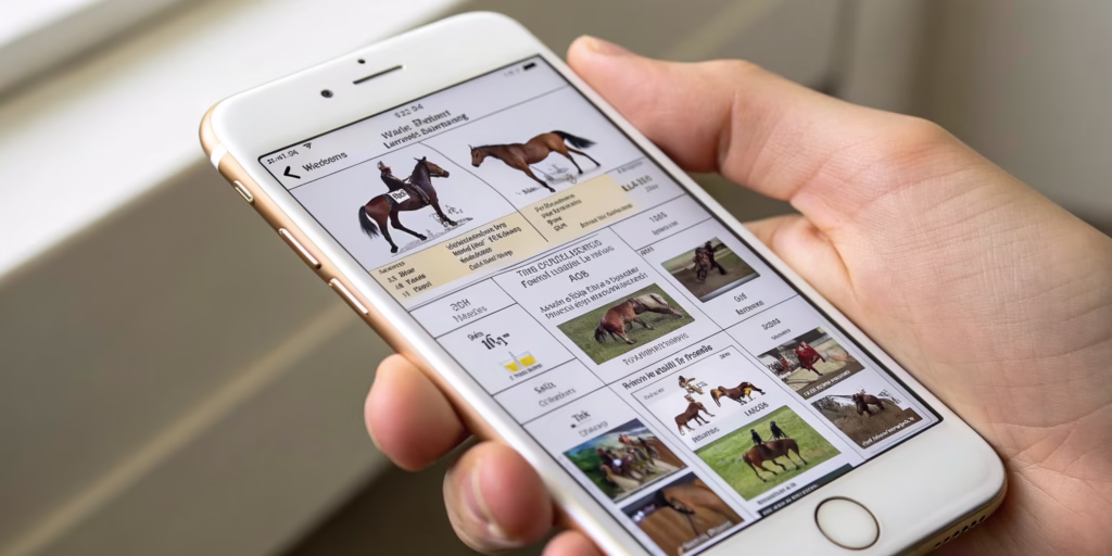 種牡馬とは何かをスマホで学習する競馬初心者向けガイド画面