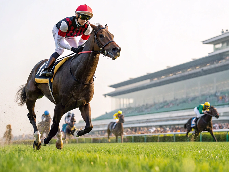 京都競馬場レースシーンイメージ画像