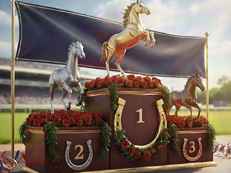 競馬の賞金ランキング表彰式イメージ