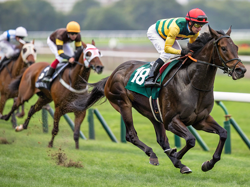 ドゥラメンテ産駒の競走シーン