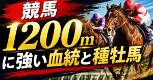 競馬1200mに強い血統と種牡馬｜スプリント適性を解説