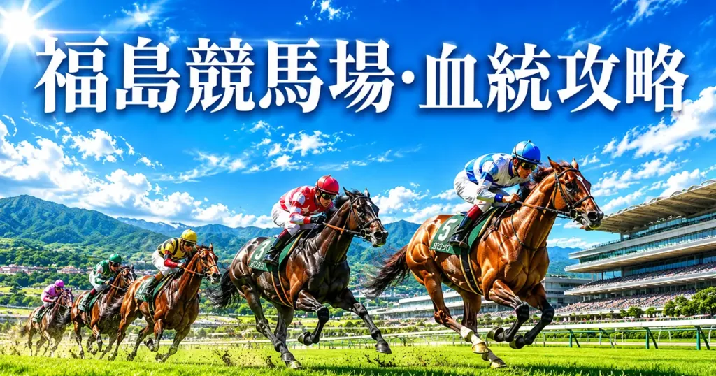 福島競馬場の血統傾向と得意な種牡馬系統データ - 血統解説: 福島競馬場の血統傾向｜得意な系統・コース特徴を解説